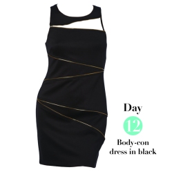 DAY 12. 28 NOVEMBER - BLACK ASHCROFT DRESS R1499